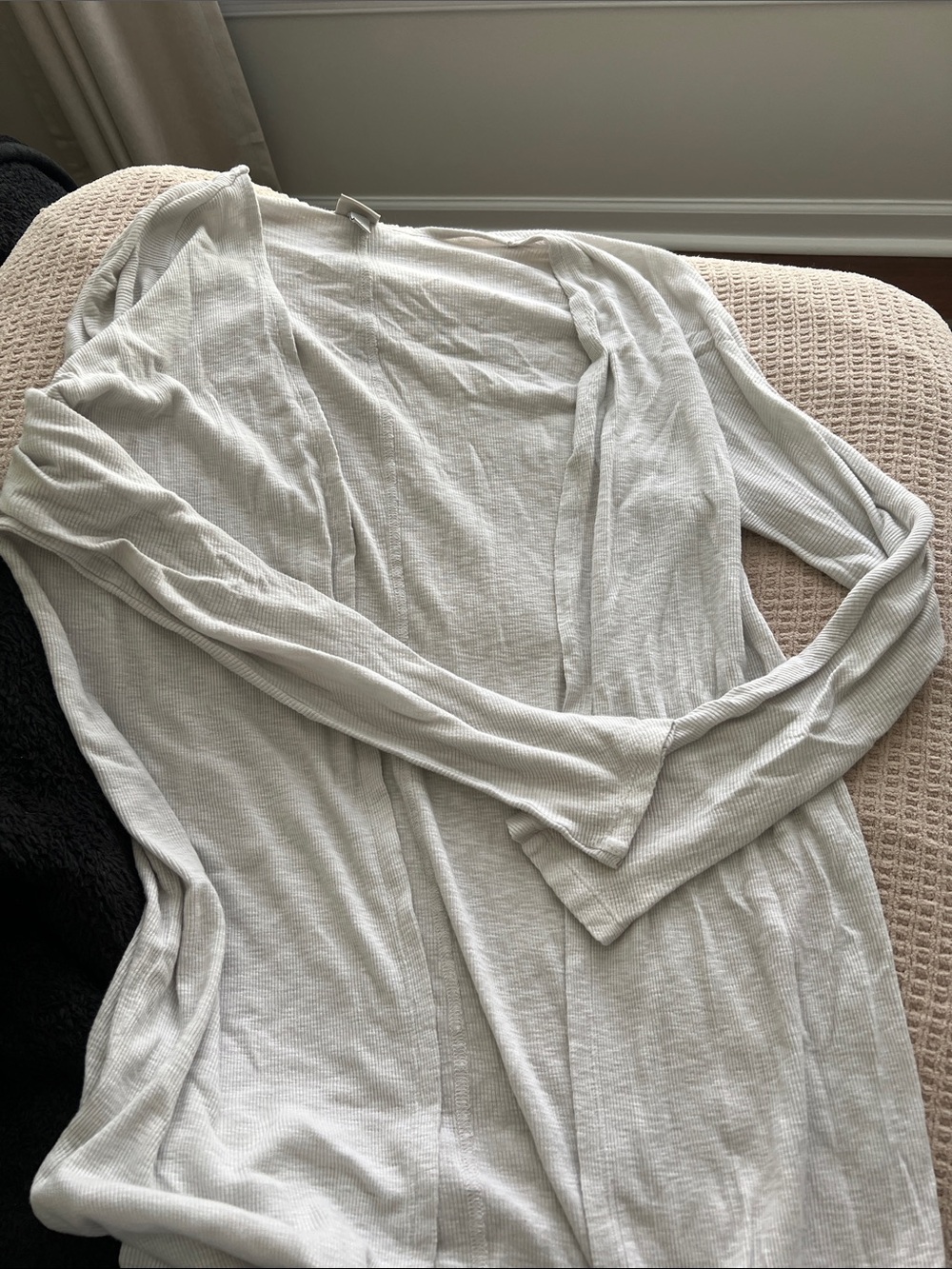 a new day Light Gray Open-Front Lightweight Cardigan